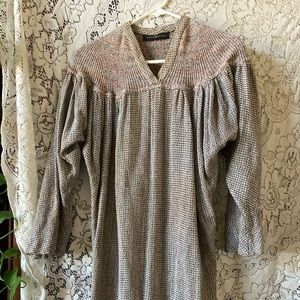 Jhane Barnes Puff Sleeve Dress